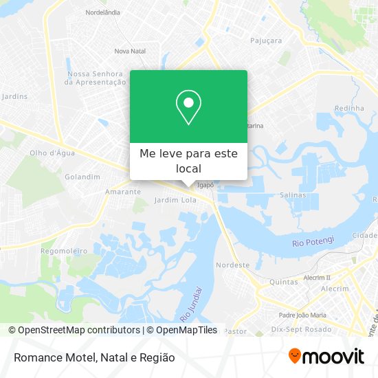 Romance Motel mapa