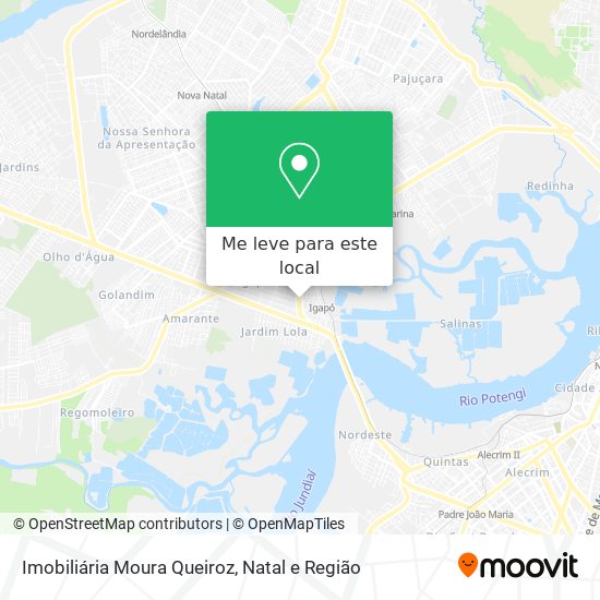 Imobiliária Moura Queiroz mapa