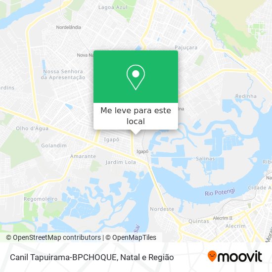 Canil Tapuirama-BPCHOQUE mapa