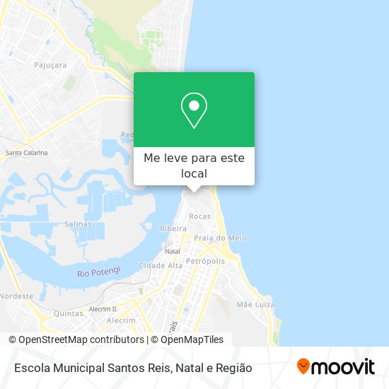 Escola Municipal Santos Reis mapa