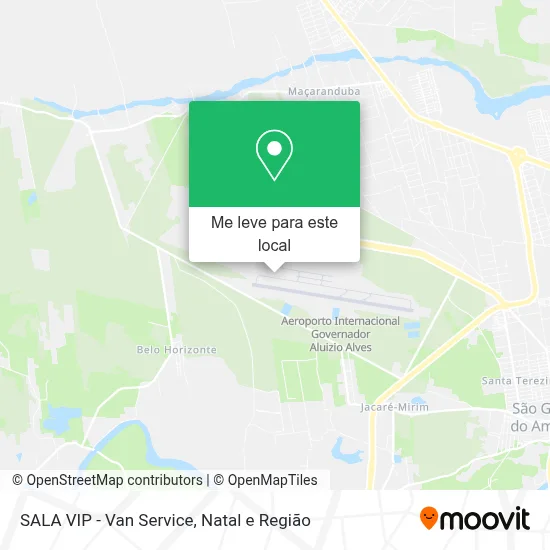 SALA VIP - Van Service mapa