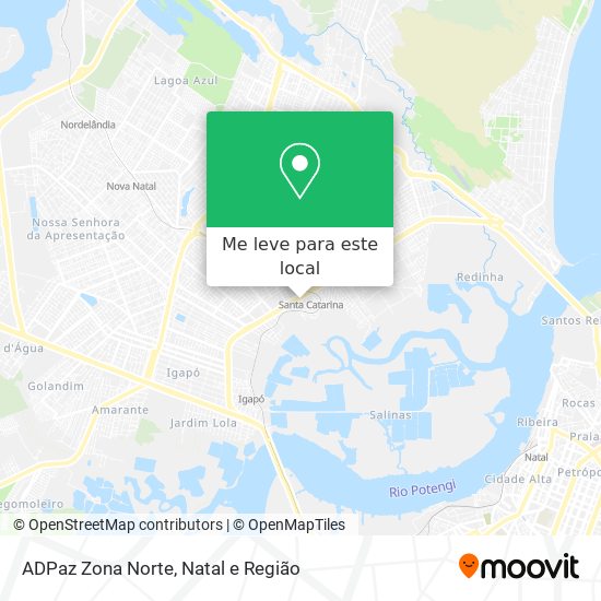 ADPaz Zona Norte mapa