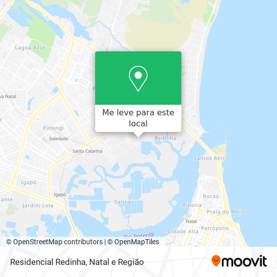 Residencial Redinha mapa