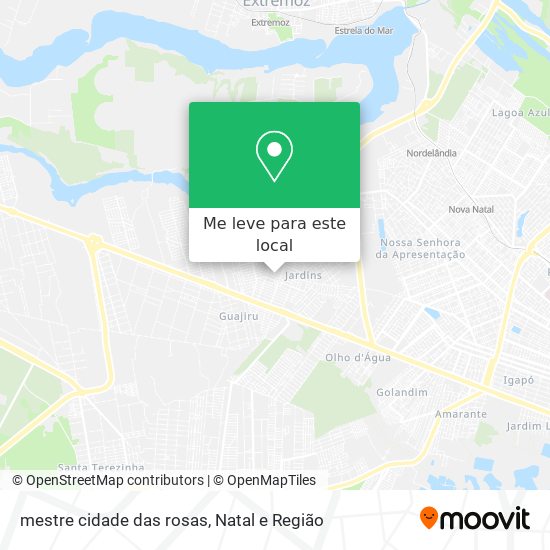 mestre cidade das rosas mapa