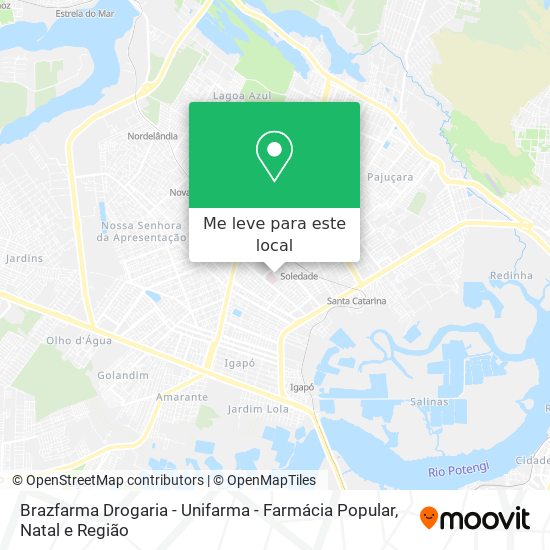 Brazfarma Drogaria - Unifarma - Farmácia Popular mapa