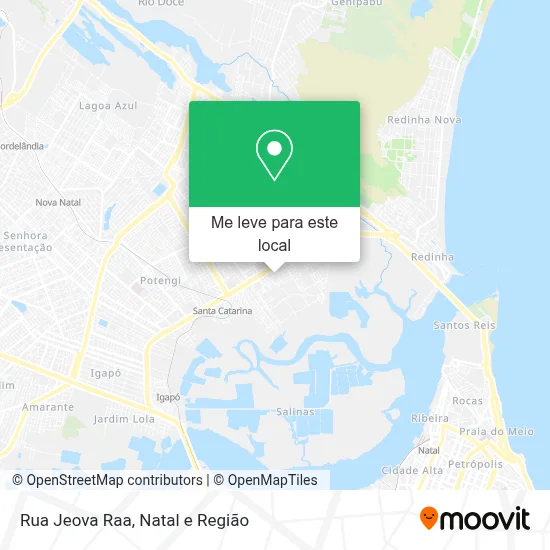 Rua Jeova Raa mapa