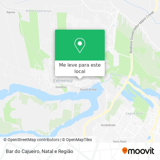 Bar do Cajueiro mapa