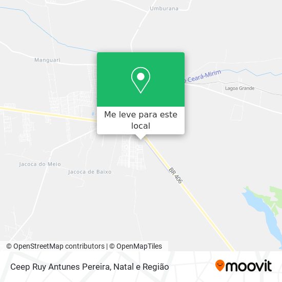 Ceep Ruy Antunes Pereira mapa