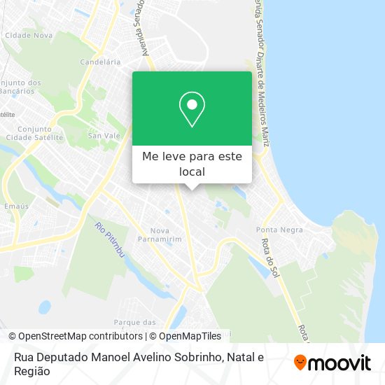 Rua Deputado Manoel Avelino Sobrinho mapa