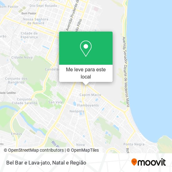 Bel Bar e Lava-jato mapa