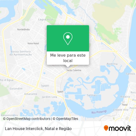 Lan House Interclick mapa