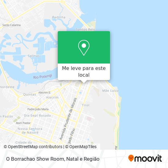 O Borrachao Show Room mapa
