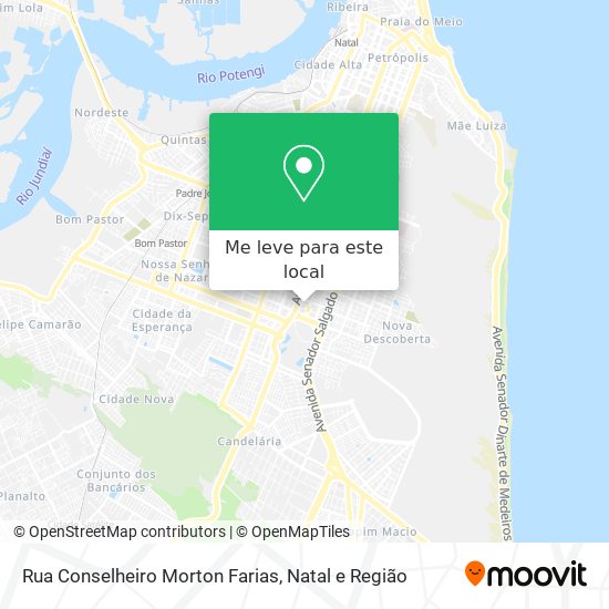 Rua Conselheiro Morton Farias mapa