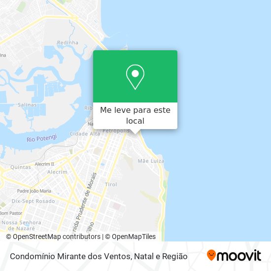 Condomínio Mirante dos Ventos mapa
