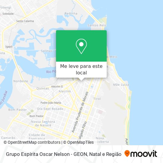 Grupo Espírita Oscar Nelson - GEON mapa