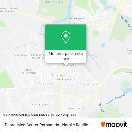 Dental Med	Center Parnamirim mapa