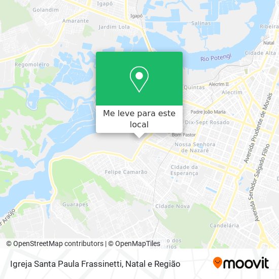Igreja Santa Paula Frassinetti mapa