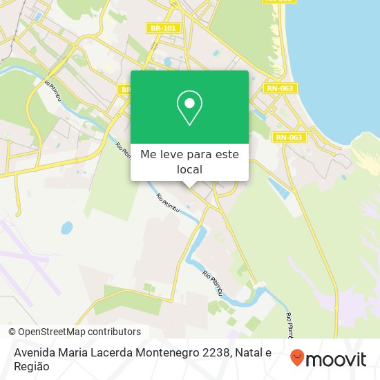 Avenida Maria Lacerda Montenegro 2238 mapa