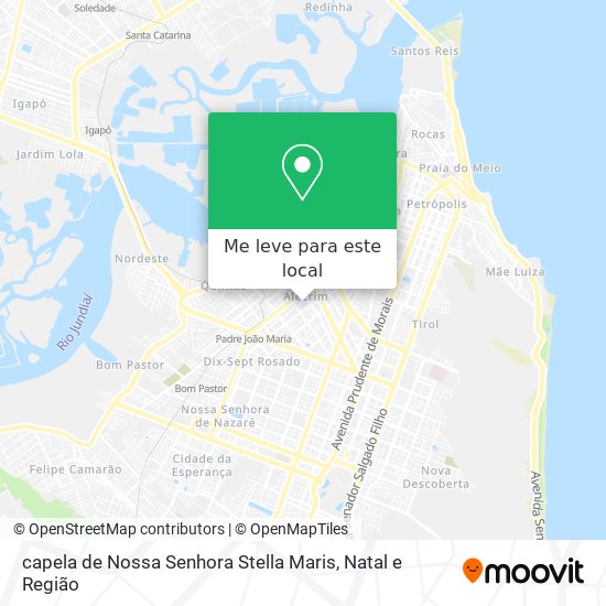 capela de Nossa Senhora Stella Maris mapa