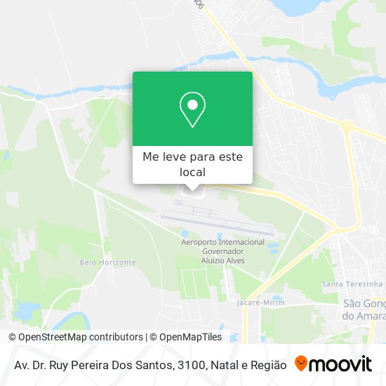 Av. Dr. Ruy Pereira Dos Santos, 3100 mapa