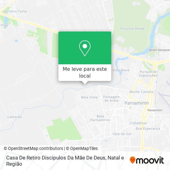 Casa De Retiro Discipulos Da Mãe De Deus mapa