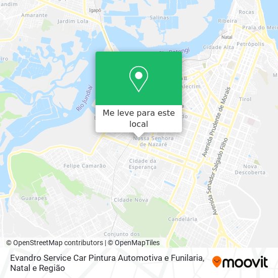 Evandro Service Car Pintura Automotiva e Funilaria mapa