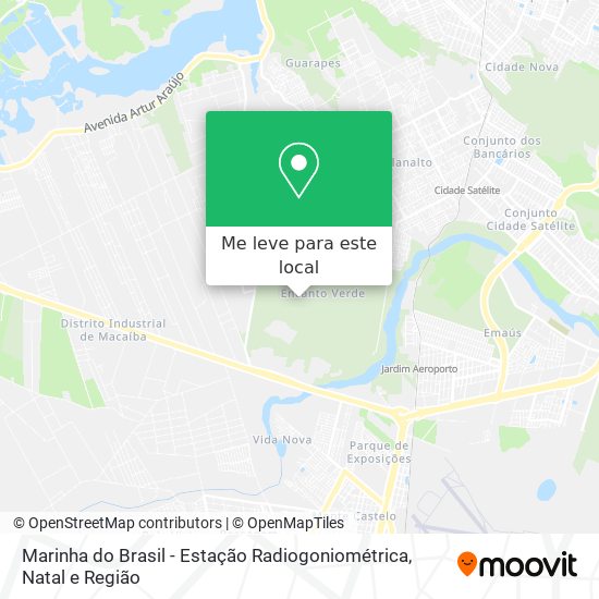 Marinha do Brasil - Estação Radiogoniométrica mapa