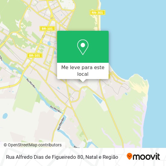 Rua Alfredo Dias de Figueiredo 80 mapa