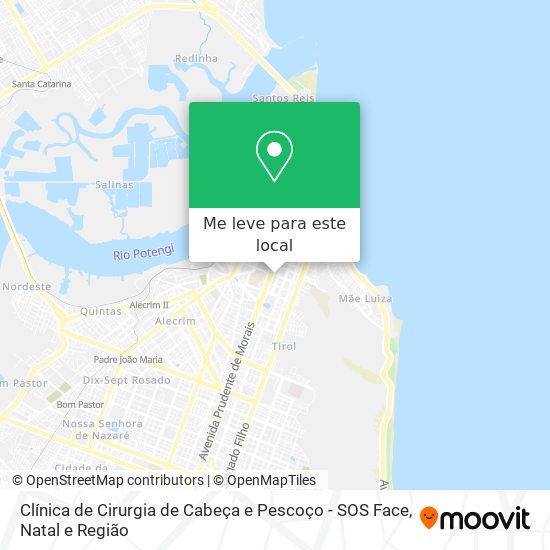 Clínica de Cirurgia de Cabeça e Pescoço - SOS Face mapa