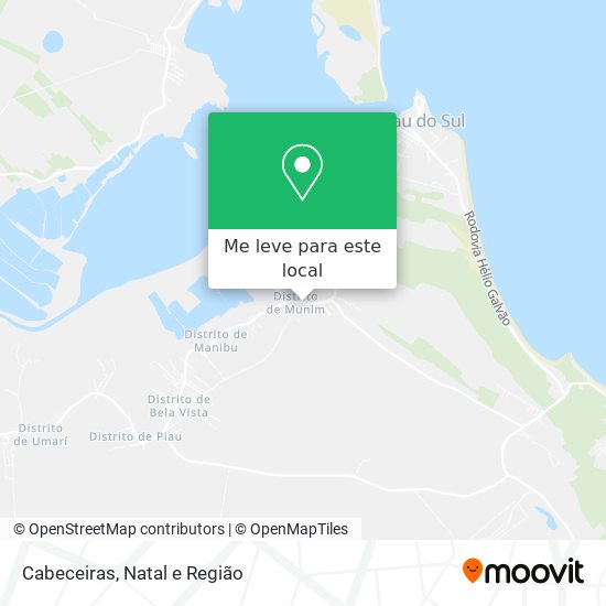 Cabeceiras mapa