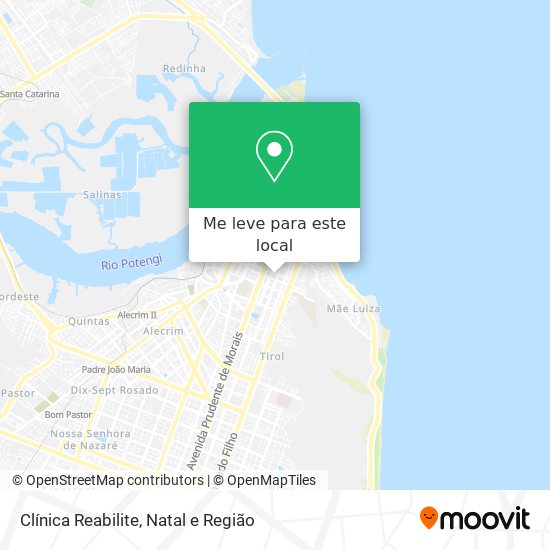 Clínica Reabilite mapa