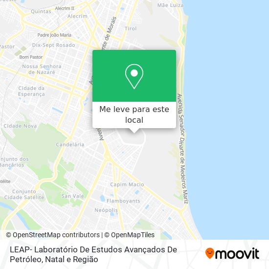 LEAP- Laboratório De Estudos Avançados De Petróleo mapa