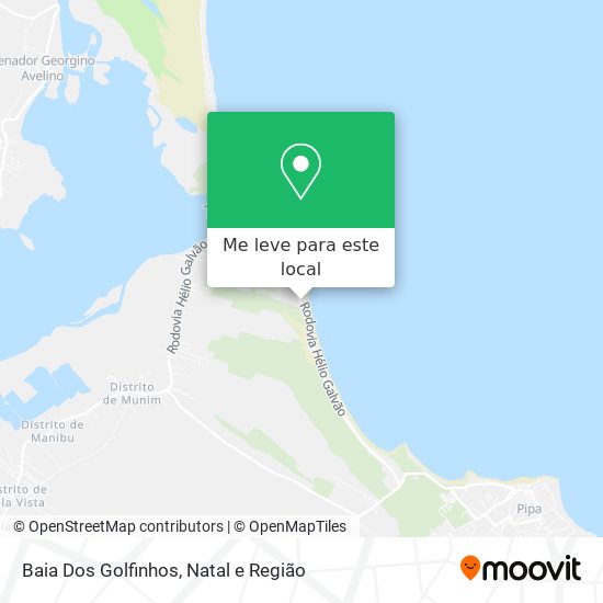Baia Dos Golfinhos mapa