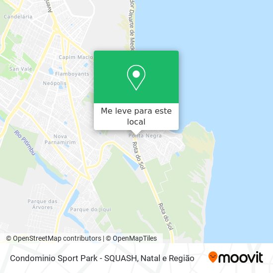 Condominio Sport Park - SQUASH mapa