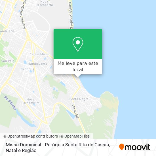 Missa Dominical - Paróquia Santa Rita de Cássia mapa