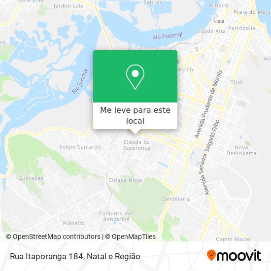 Rua Itaporanga 184 mapa