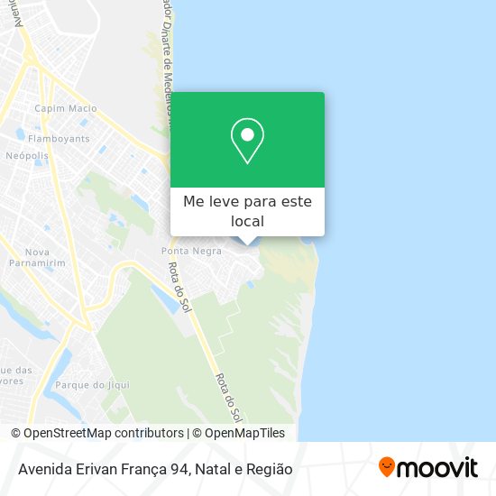 Avenida Erivan França 94 mapa