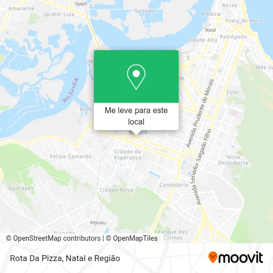 Rota Da Pizza mapa