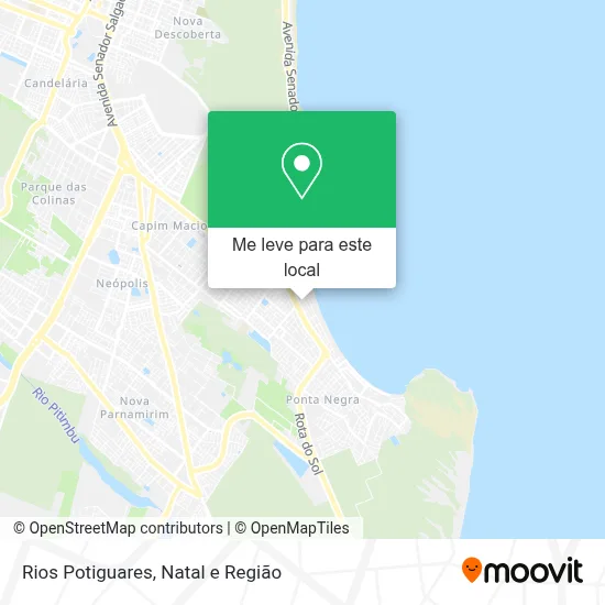 Rios Potiguares mapa