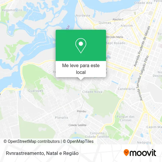 Rvnrastreamento mapa