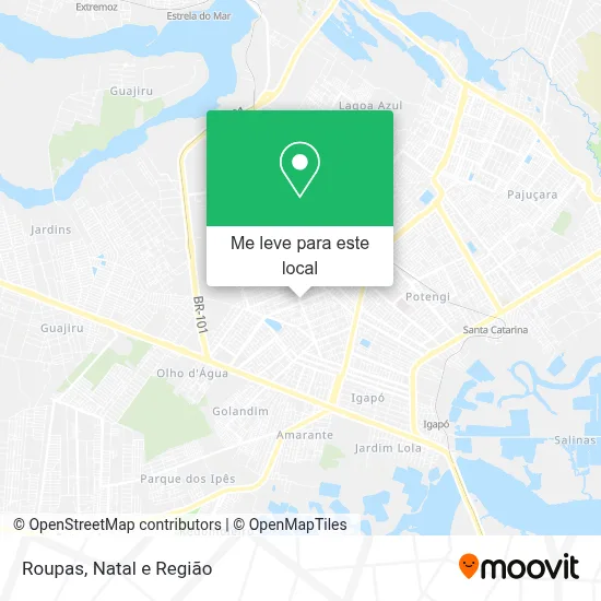 Roupas mapa