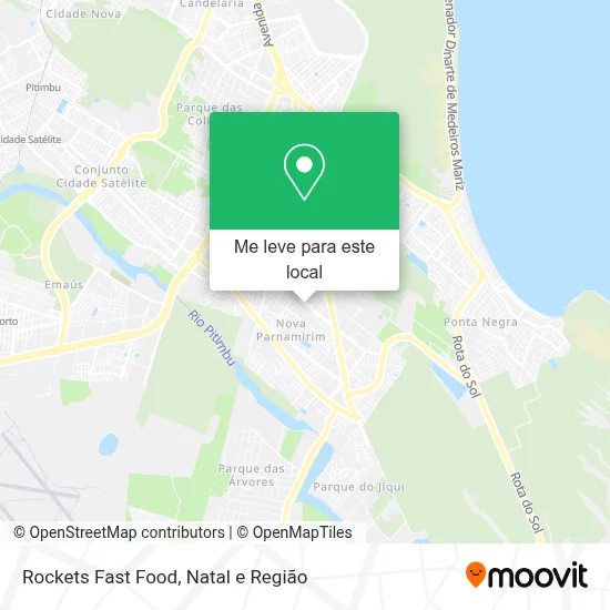 Rockets Fast Food mapa