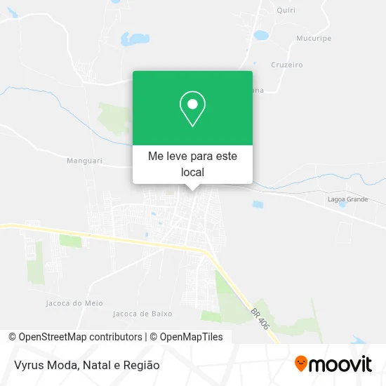 Vyrus Moda mapa