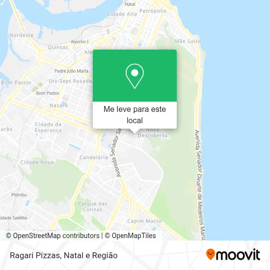 Ragari Pizzas mapa
