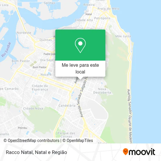 Racco Natal mapa