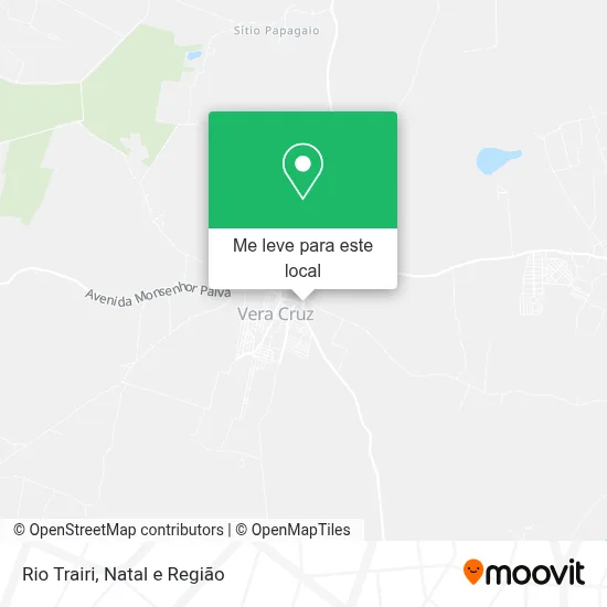 Rio Trairi mapa