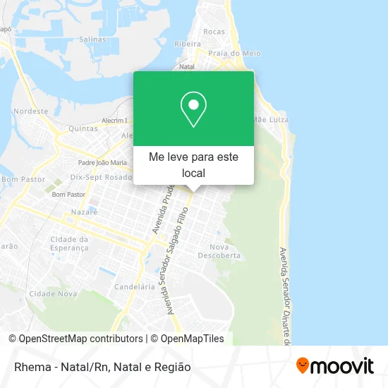 Rhema - Natal/Rn mapa