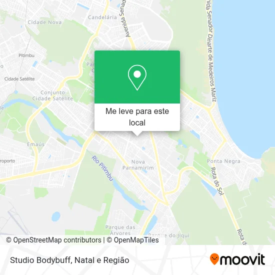 Studio Bodybuff mapa