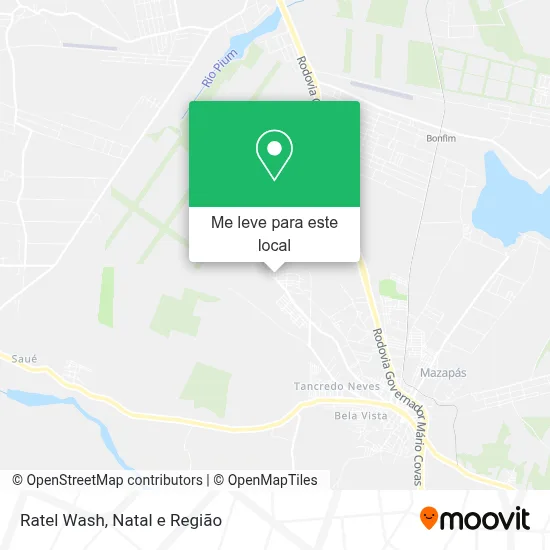 Ratel Wash mapa