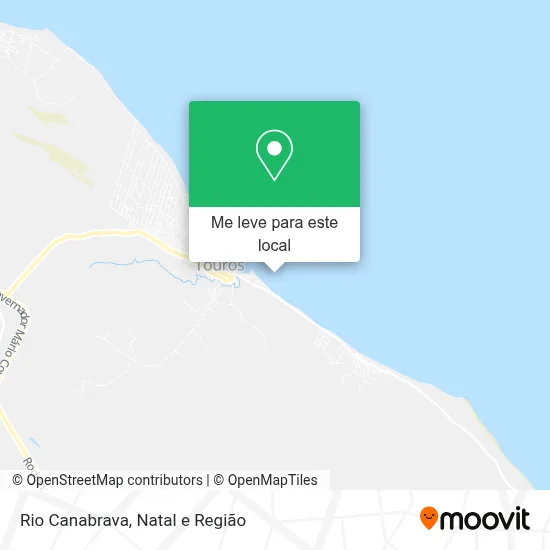 Rio Canabrava mapa